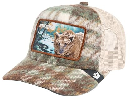 Goorin Bros. The Farm All Over Canvas Adjustable Trucker Hat Baseball Cap Unisex-Erwachsene, grau, One size