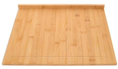 KICHOUSE Tagliere da Cucina Extra Large in Legno con Bordo per Lavello, Resistente e Spesso, per Preparare Cibo e Impastare in Cucina