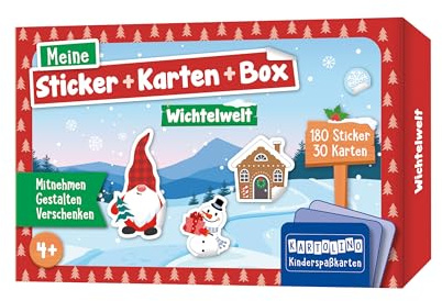 Meine Sticker + Karten + Box - Wichtelwelt: Mitnehmen, gestalten, verschenken (KARTOLINO Kinderspaßkarten: Meine Sticker+Karten+Box)