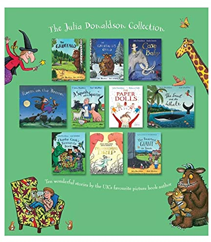 Julia Donaldson X 10 Book Set Collection Pack Includes Room On The Broom