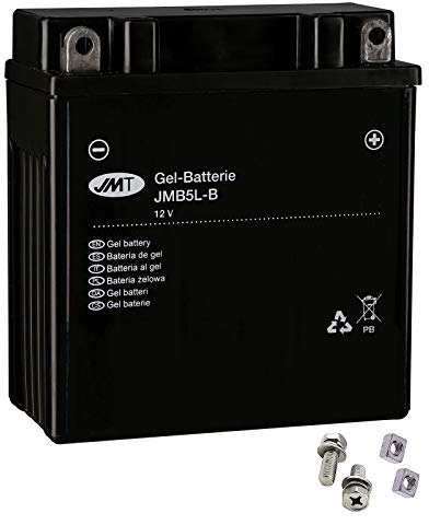 YB5L-B JMT Gel Batterie für TPH 80 Typhoon Baujahr 1994-1996