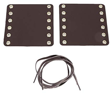 Leder Lenker Griffe Motorrad 2PCS Aramox lederne Fahrrad Handgriff Abdeckungen Modifikation Zubehör Schwarz Braun Rot Gelb(Braun) | Lenkergriffe, rutschfest, komfortables Hautgefühl, 4 Farben, einfache Montage, passgenau