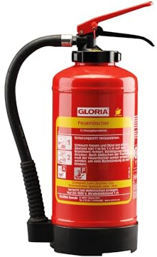 Gloria FA3EASY 3l Fettbrand Feuerlöscher Schaum Frostsicher inkl Halterung u. Plakette