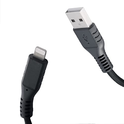 Celly, Cavo con Connettori USB-C e Lightning Linea Black Label, Cavo in PVC Compatibile con Power Delivery, 60W Supportati, Ricarica Rapida, Cavo di 2 metri di Lunghezza, Nero