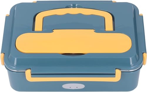 Gamelle Chauffante,Boîte à Lunch électrique en Acier Inoxydable 304 et Boîte à Lunch Chauffante pour Maison,Boîte à Lunch Isolée Compartiment pour Les Voyages Scolaires au Bureau
