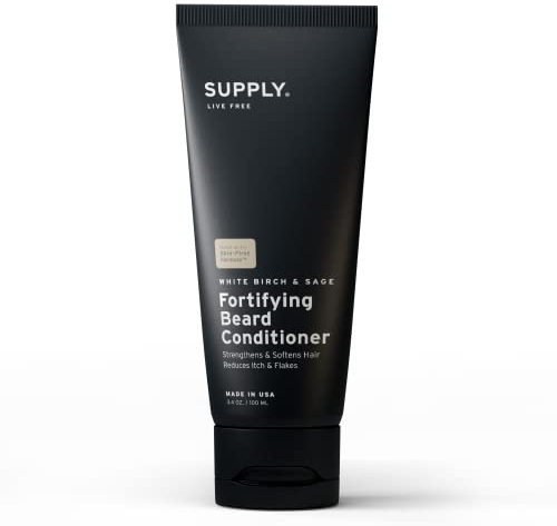 Supply Fortifying Beard Conditioner – Fast-Absorbing, Plant-Based Formula to Soften, Strengthen & Nourish Beard and Skin – Supports a Healthier, Softer Beard – 100ml