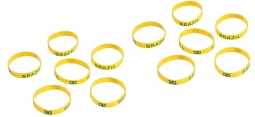 BESPORTBLE 2sets Flagge Armband Herren Silikon Armband Unisex Für Größen 6 Stücke * 2