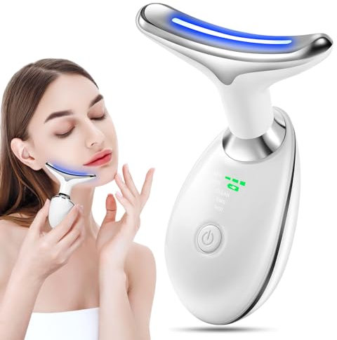 Appareil Anti Rides Visage, Soin Anti-âge de Peau Appareil, Électrique Beauté Appareils, Levage Cou, Resserrer et Lisser La Peau, EMS Lifting Massage Visage Pour Le Visage Raffermissement