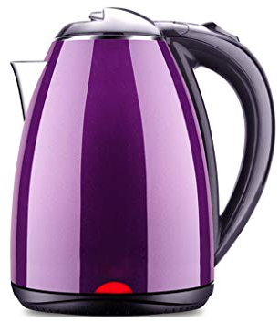 Electric Kettle 2.0L, Stainless Steel Purple - Anti-Scalding, Insulation, Automatic Power Off - Household, Large Capacity, 24H Insulation