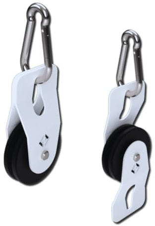 F&F STEEL Quick-Load Fitness Pulley Sheave - Heavy-Duty 500 lb Weight Capacity, Easy Cable Management for Home Gym Equipment