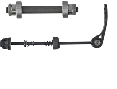 Kit de libération rapide pour vélo de VTT, moyeu de roue de vélo, broche avant et arrière, axe à dégagement rapide avec 2 roulements, convient pour vélo de route, VTT (avant)