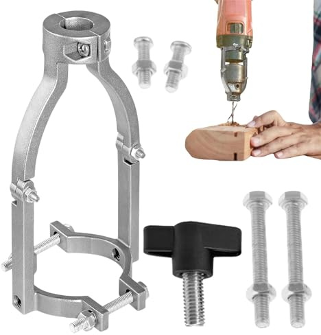 Adaptador de taladro de columna para taladro de mano, accesorio de mortaja para taladro de columna, accesorio de brocas para agujeros cuadrados para taladro de mano, soporte de fijación para brocas de
