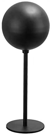 Gevvnss Support Casque Moto,Porte Casque Moto Rotation 180° Affichage,Support Jusqu'à 15kg,Support de Casque Moto pour Rangement Exposition Décorative de Casques de Moto Vélo Baseball,Noir Autonome