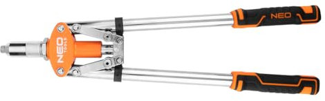 NEO TOOLS Alicates de remachado, remachadora de mano profesional adecuada para automóviles, ferrocarriles, muebles, máquina remachadora de extremo frontal para remaches de acero y aluminio
