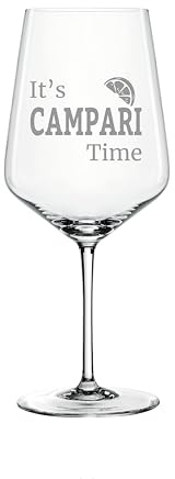 Spiegelau & Nachtmann Style - Copa de vino (630 ml, con grabado It's Campari Time)