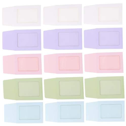 OFFSCH 50 Stück Transparente Kartenhüllen Aus Papier Kartenhalter Zum Präsentieren Durchsichtige Kartenumschläge Einfach Zu Verwenden Lagern