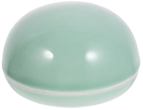 COOPHYA Caja De Tinta De Porcelana Caja De Pasta De Tinta Roja Caligrafía Escritorio Adorno