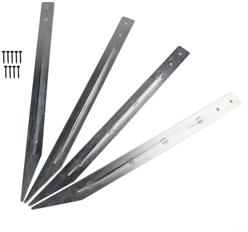 FACULX Bodenanker, robustes Metall-Bodenanker-Set für Holzschaukel-Sets und Klettergerüste für Zelte, Spielhäuser, Spieltürme, Schaukel
