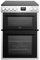 New World NWDO60CS 60cm Silver Double Oven Cooker