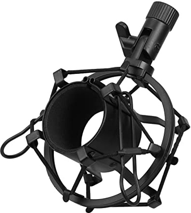 QUMIIRITY Mikrofonhalterung Anti Vibrations Aufhängeclip Aus Metall Winkelverstellbar Universeller Mikrofon Clip Für Studio Und Rundfunkaufnahmen