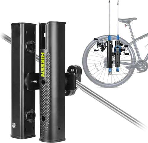 BOOSTEADY Supporto per Canna da Pesca da Bicicletta, Fissa la Canna alla Bici, Portacanna per Bicicletta, Carrelli da Spiaggia, Sedia da Pesca, Veicoli Fuoristrada, Barche, Carriole, 2 Pezzi