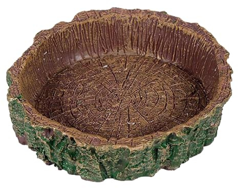 perfk de Nourriture pour Reptiles, Accessoires pour Bol d'alimentation, léger, Compact, Polyvalent, Facile à Nettoyer pour Petits Animaux,