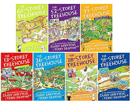 Andy Griffiths The Treehouse Books Collection 7 Books Set