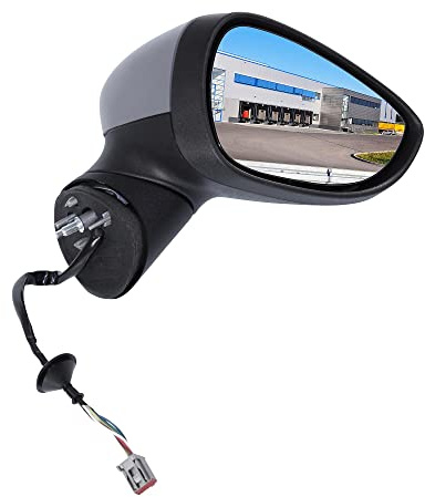 BESTPRICE 1x Elektrischer Außenspiegel rechts beheizbar Seitenspiegel asphärisch Kompatibel mit FORD FIESTA Mk6 (CB1, CCN), FIESTA Mk6 Van