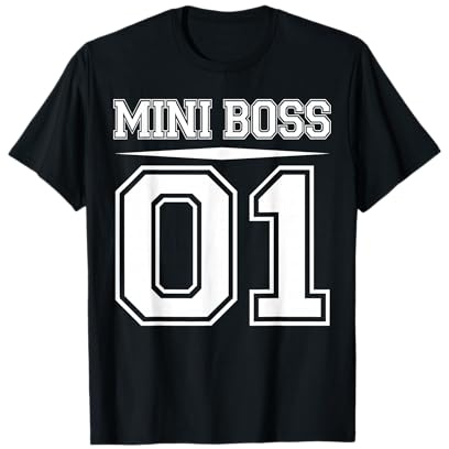 MINI BOSS 01 Familienoutfit | Mutter Vater Kind Partner Set T-Shirt