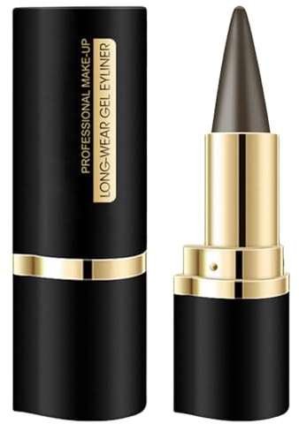 Ayky Eye Liner Gel, Waterproof Gel Eyeliner, Crayon Yeux Waterproof, Crème Eyeliner, Ayky Eye liner Gel Longue Tenue, Liner Anti-Taches pour Femmes et Filles