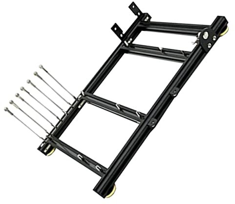 Atx Open Frame Computer Case Black Aluminium with 7 Pci Slots