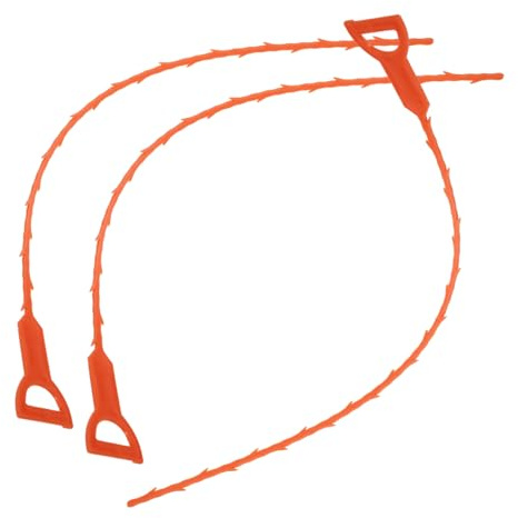 TOPBATHY Déboucheur De Canalisation Flexible 3 Pièces Nettoyeur D'Évier Attrape Cheveux Barbelé Pour Cuisine Salle De Bain Élimination Des Bouchons