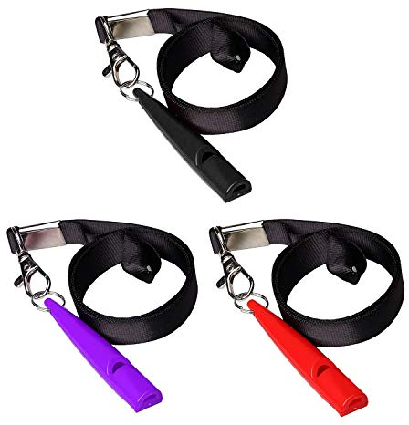 Hundepfeife,3 Pack Trainingspfeife Kunststoff Hundeflöte Hunde Pfeife mit Band High-Pitch-Hundepfeifen Trainingspfeife für Hundeerziehung Hundetraining 211.5