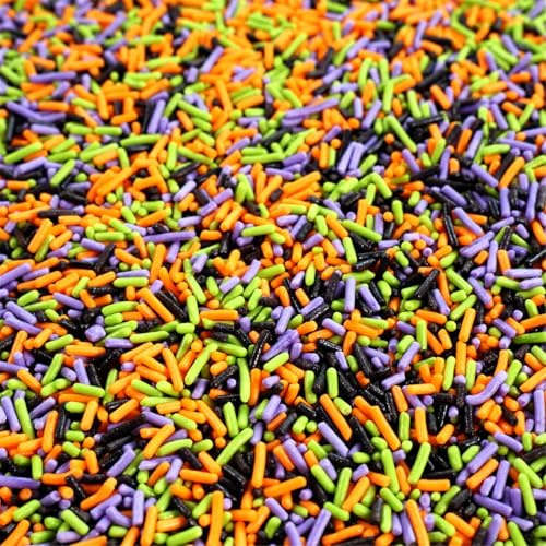 Streuselheld Jimmie`s Halloween 40g Streusel zum Dekorieren und Verzieren von Gebäck aller Art wie Torten Kuchen Keksen Zuckerstreusel