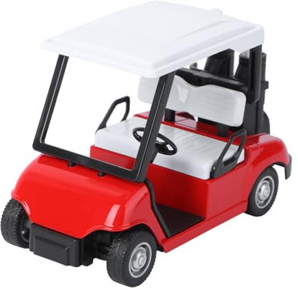CLISPEED Golfwagen Miniatur Modellauto Aus Legierung Und Kunststoff, 1:20 MaßStab, RüCkziehspielzeug FüR Kinder, Dekoration FüR Zuhause Oder BüRo