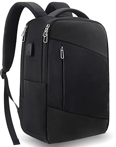 SONAMBULO Mochila Impermeable para Ordenador Portátil de hasta 15.6 Pulgadas, Mochila con Bolsillo Antirrobo y Puerto USB para Hombre, Para los Estudios,Trabajo o Viajes