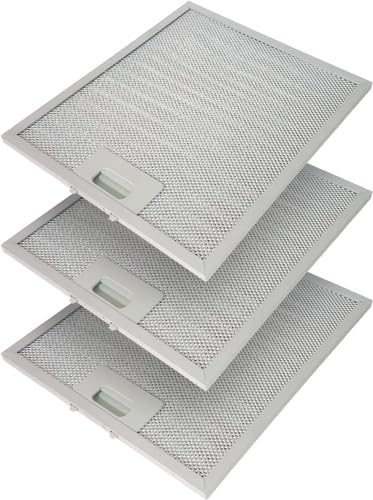 Recamania Lot de 3 filtres en aluminium pour hotte aspirante 267 x 305 x 9 cm, compatibles avec le modèle Elica