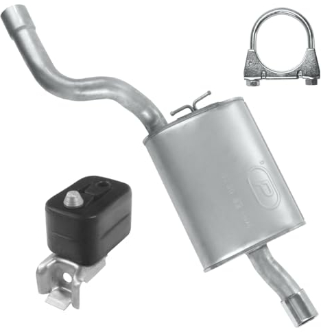 Polmo Schalldämpferset Auspuff Endtopf für BMW 5er E39 1998-07/2003 2.0 2.2 2.5 2.8 3.0 Kombi Touring