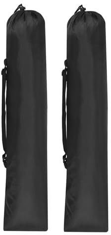 PATIKIL Pz2 Borsa Ricambio Sedia Campeggio 38x10 Iborsa Trasporto Nero | Sedia Campeggio Pieghevolenylon, Borsa Treppiede con Maniglia Campeggio Aperto