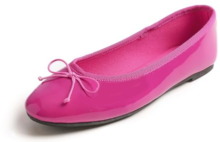 Feversole Women's Macaroon Colorful,Cojín de Espuma con Memoria Colorida Macaron para Mujer, diseño Plano de Charol