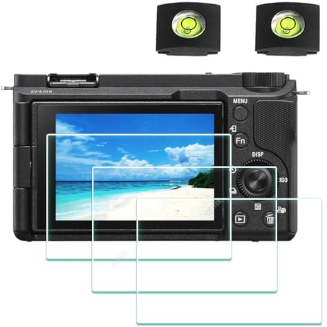 ULBTER Displayschutz schutzfolie für Fujifilm X-E5 Fuji XE5 Kamera & Blitzschuh-Abdeckung, 0,3 mm, Härtegrad 9H, gehärtetes Glas, kratzfest, blasenfrei, 3 + 2 Stück