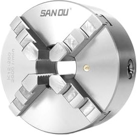 OPEUSLIEV Mandrin K12 à 4 mâchoires de 130mm, mandrin Manuel Auto-centrant for fraiseuse à Graver