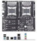 JMT X99 D4 Dual Pro Motherboard Server Board 256GB with 8*DDR4 Memory Slot 2*RTL811H Gigabit Ethernet Compatible with LGA 2011-3 V3 /V4 CPU