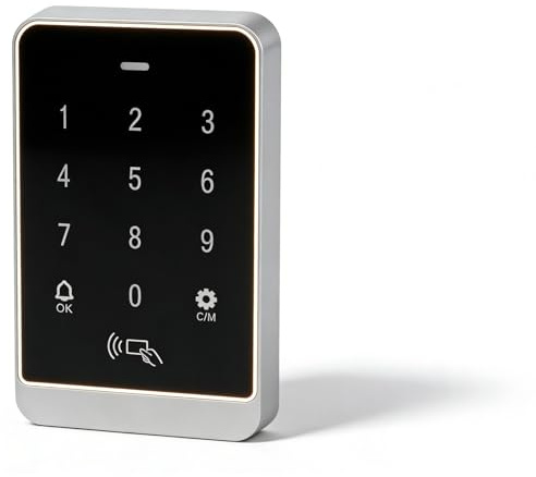 Tastiera Controllo Accessi, Tastierino Numerico NFC, 12V, 10000 Utenti - Resistente Acqua, Modalità Open/Close, Access Control Affidabile