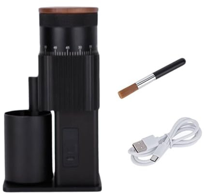 Molinillo de café automático con fresas para moler, máquina eléctrica ligera, para uso en interiores y exteriores, molinillo portátil para viajes