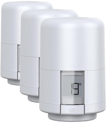 Hive Smart Heating Thermostatic Radiator Valve (TRV) with Smartphone Compatibility, White (Pack of 3)