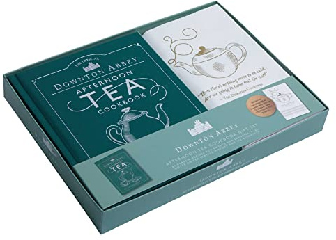 The Official Downton Abbey Afternoon Tea Cookbook Gift Set [Book ] Tea Towel] (Downton Abbey Cookery)
