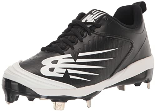 New Balance Women's Fuse V3 Metal Pitch Softball Shoe, Black/Black, 3.5 UK