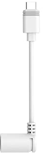 Ring | Adaptateur coaxial vers USB-C pour panneaux solaires à connecteur coaxial et caméras de surveillance USB-C | Blanc