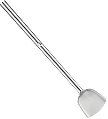 MNSSRN Pagaie d'agitation en Acier Inoxydable, spatule à Long Manche du Chef, pagaie d'agitation de qualité Commerciale, Fruits de mer, écrevisses, ébullition du Crabe Plus,80cm,#2